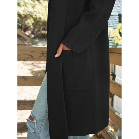 Women's Oversized Cozy Fall Long Cardigan Sweater Jacket for Winter Outfits